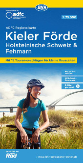 Fahrradkarte Kieler Förde Holsteinische Schweiz Fehmarn ADFC Regionalkarte Coverbild 2022